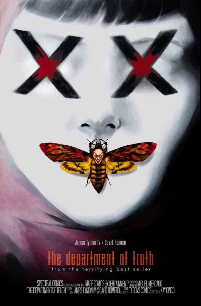 DEPARTMENT OF TRUTH #15 MIGUEL MERCADO POSTER VARIANT LIMITED TO 400 WITH COA