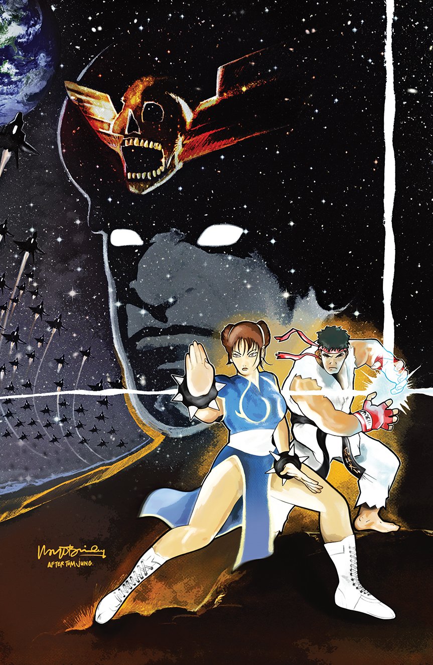 STREET FIGHTER SCI FI AND FANTASY #1 LLOYD BAILEY STAR WARS HOMAGE VARIANT LIMITED TO 200 WITH COA