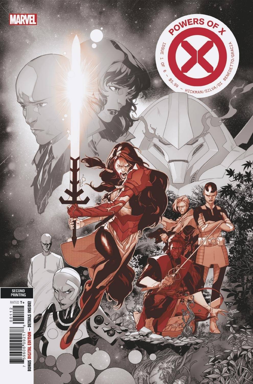 POWERS OF X #1 2ND PRINT SILVA VARIANT