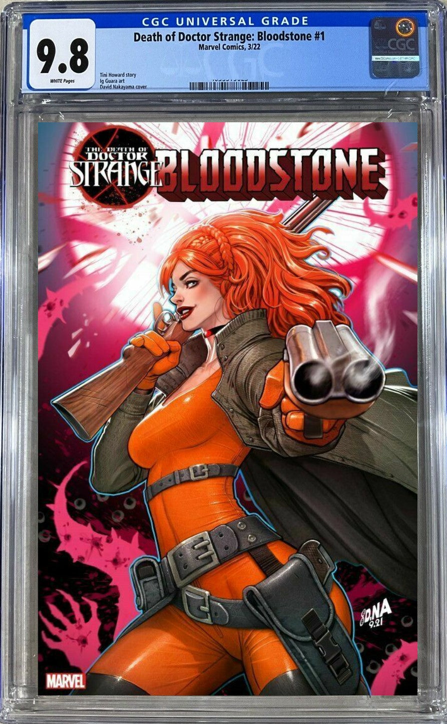 DEATH OF DOCTOR STRANGE BLOODSTONE #1 NAKAYAMA COVER - 1ST APP LYRA BLOODSTONE CGC 9.8 PREORDER