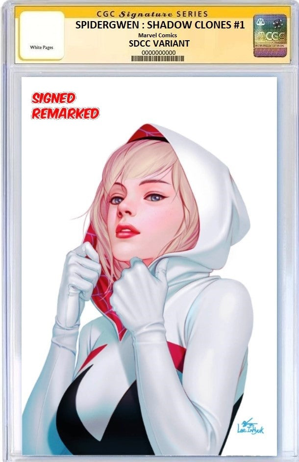 SDCC 2023 SPIDER-GWEN SHADOW CLONES #1 INHYUK LEE VARIANT LIMITED TO 1000 COPIES - RAW & GRADED OPTIONS