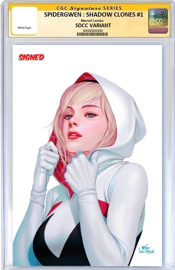 SDCC 2023 SPIDER-GWEN SHADOW CLONES #1 INHYUK LEE VARIANT LIMITED TO 1000 COPIES - RAW & GRADED OPTIONS