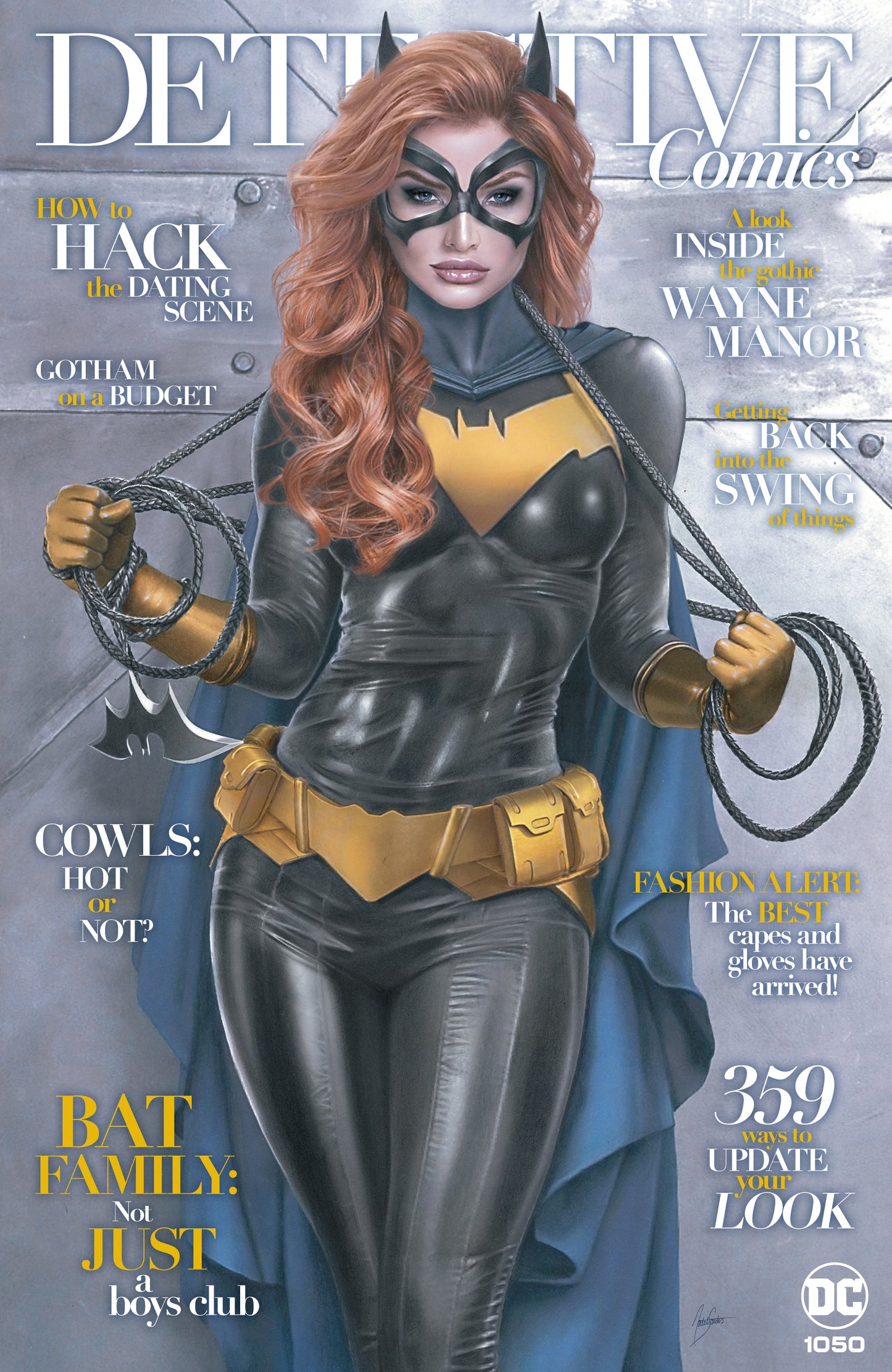 DETECTIVE COMICS #1050 NATALI SANDERS MAGAZINE HOMAGE VARIANT LIMITED TO 3000
