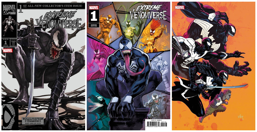 EXTREME VENOMVERSE #1 SKAN SRISUWAN HOMAGE VARIANT LIMITED TO 500 COPIES WITH NUMBERED COA + 1:25 & 1:50 VARIANTS