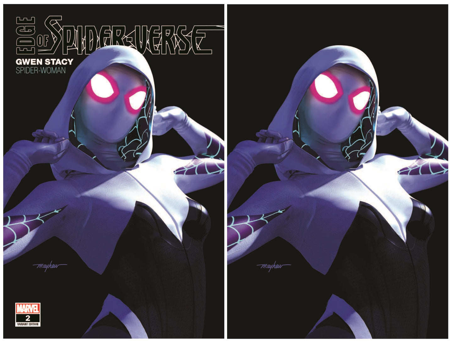 EDGE OF SPIDER-VERSE #2 FACSIMILE EDITION MIKE MAYHEW TRADE/VIRGIN VARIANT SET LIMITED TO 1000 SETS