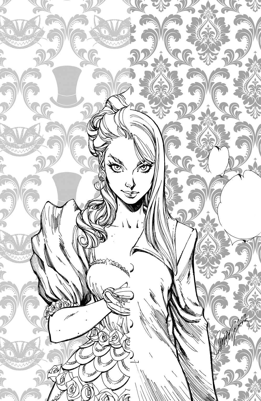 ALICE EVER AFTER #1 (OF 5) 1:50 J SCOTT CAMPBELL SKETCH VARIANT