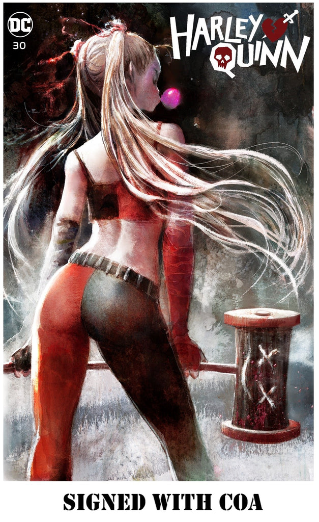 HARLEY QUINN #30 SEB MCKINNON VARIANT LIMITED TO 800 COPIES WITH NUMBERED COA SIGNED WITH COA