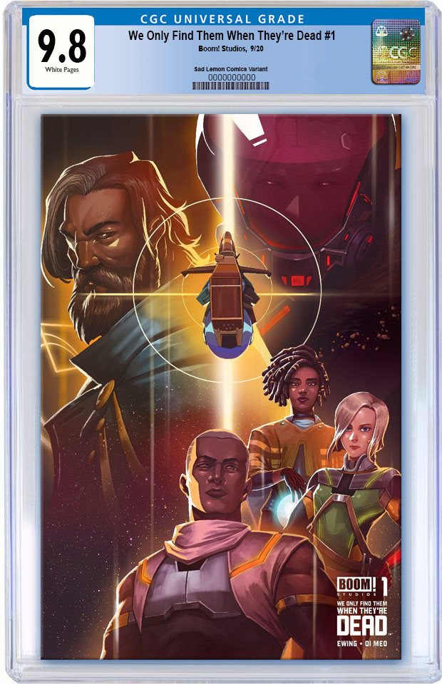 WE ONLY FIND THEM WHEN THEY'RE DEAD #1 SKAN SIRUSUWAN VARIANT LIMITED TO 500 CGC 9.8 PREORDER