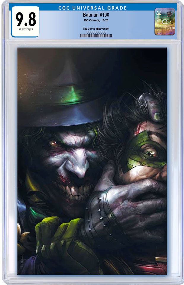 BATMAN #100 FRANCESCO MATTINA VIRGIN VARIANT LIMITED TO 1500 CGC 9.8 PREORDER