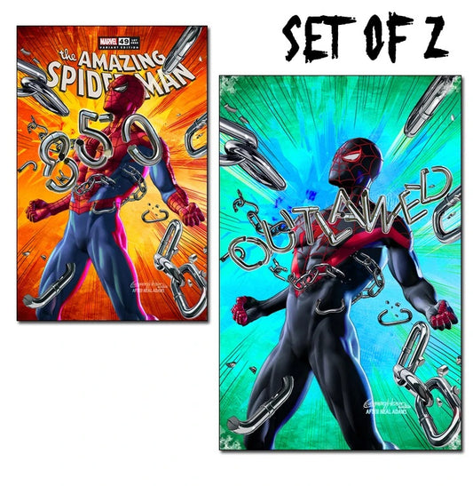 AMAZING SPIDER-MAN #850 GREG HORN HOMAGE TRADE/VIRGIN VARIANT SET LIMITED TO 1000 SETS