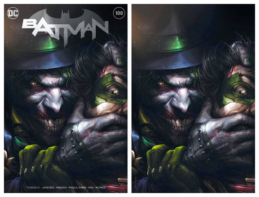 BATMAN #100 FRANCESCO MATTINA TRADE/VIRGIN VARIANT SET LIMITED TO 1500 SETS