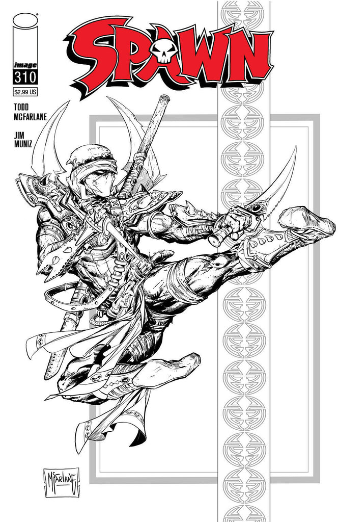 30/09/2020 SPAWN #310 CVR D MCFARLANE B&W VARIANT