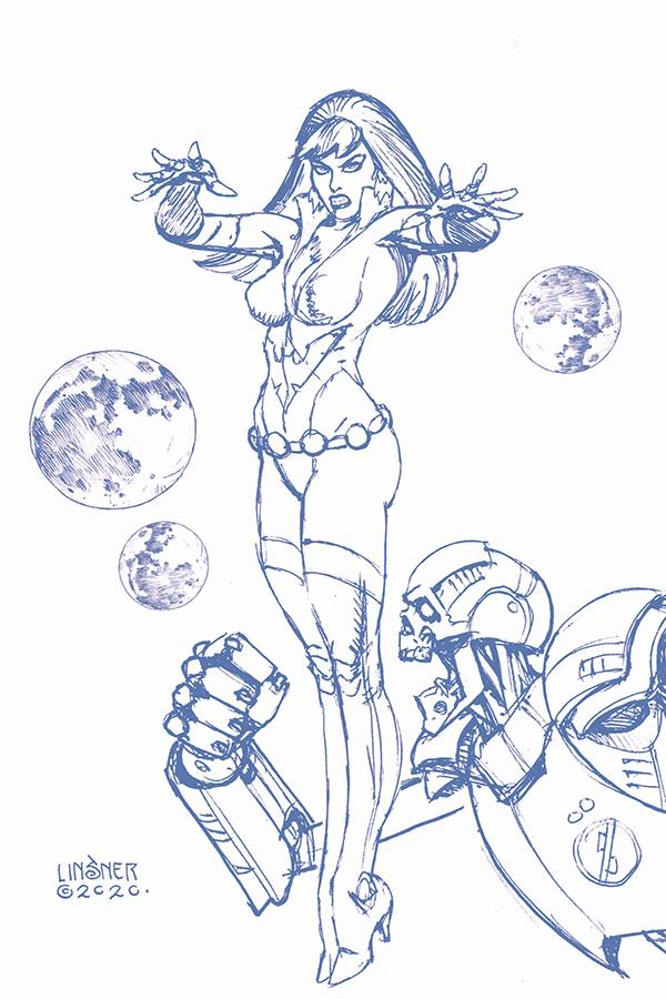09/12/2020 VAMPIRELLA DARK POWERS #1 1:25 LINSNER COLOR LINE ART VIRGIN VARIANT
