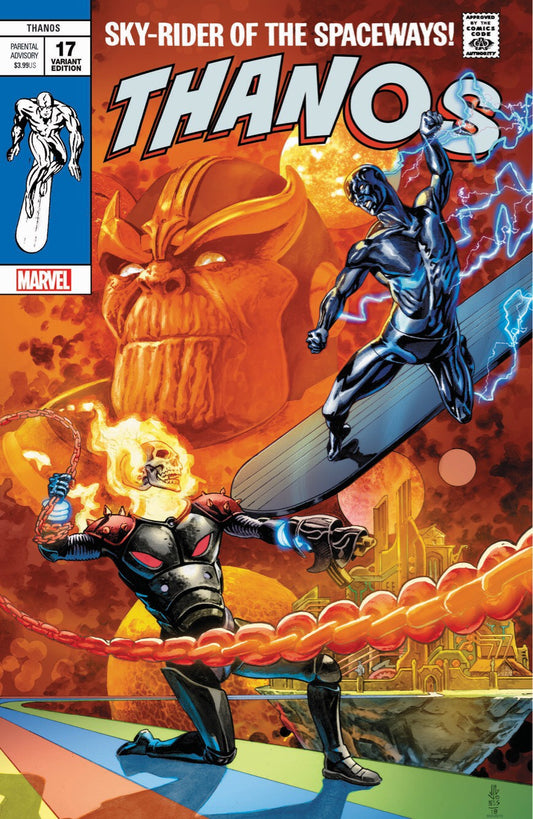 THANOS #17 J.G. JONES SILVER SURFER #4 HOMAGE TRADE DRESS LIMITED TO 3000 SOLD WORLDWIDE - 1ST COVER APP OF SILVER SURFER BLACK