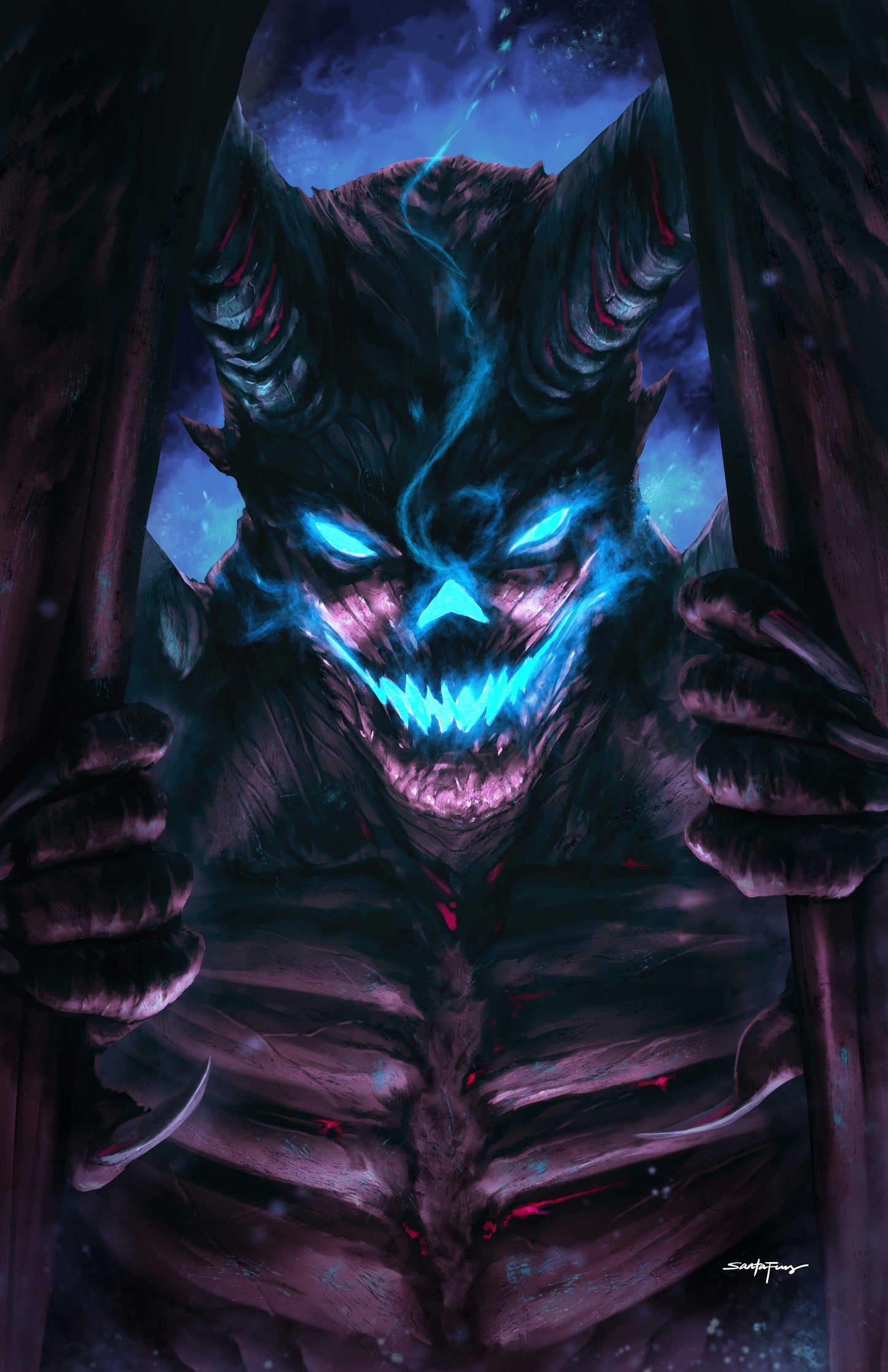 NITA HAWES NIGHTMARE BLOG #1 SANTA FUNG VARIANT LIMITED TO 500 COPIES