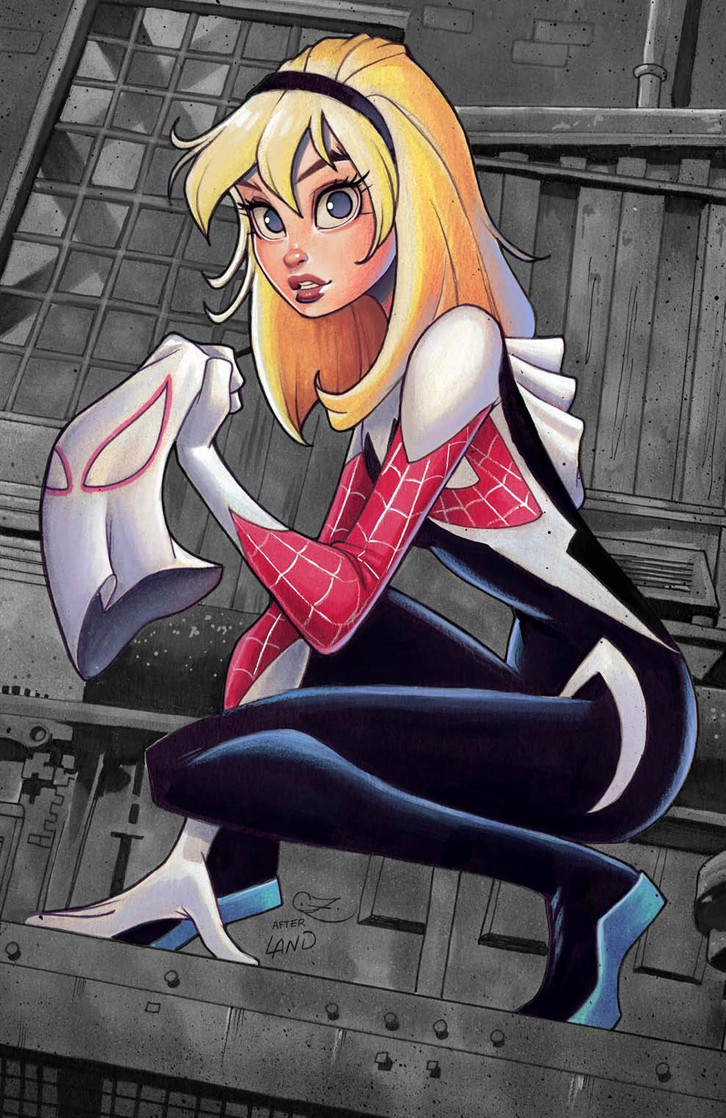 EDGE OF SPIDER-VERSE #2 CHRISSIE ZULLO NYCC 2022 COLOUR SPLASH VIRGIN VARIANT LIMITED TO 1000 COPIES - RAW & CGC