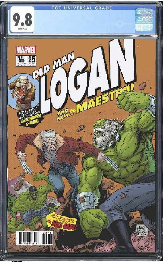 OLD MAN LOGAN #25 GRUMMETT 1:10 HOMAGE VAR GUARANTEED CGC 9.8