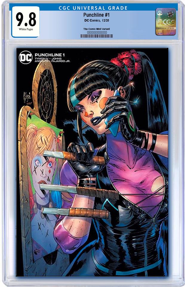 PUNCHLINE SPECIAL #1 GUILLEM MARCH MINIMAL TRADE VARIANT LIMITED TO 600 WITH COA CGC 9.8 PREORDER