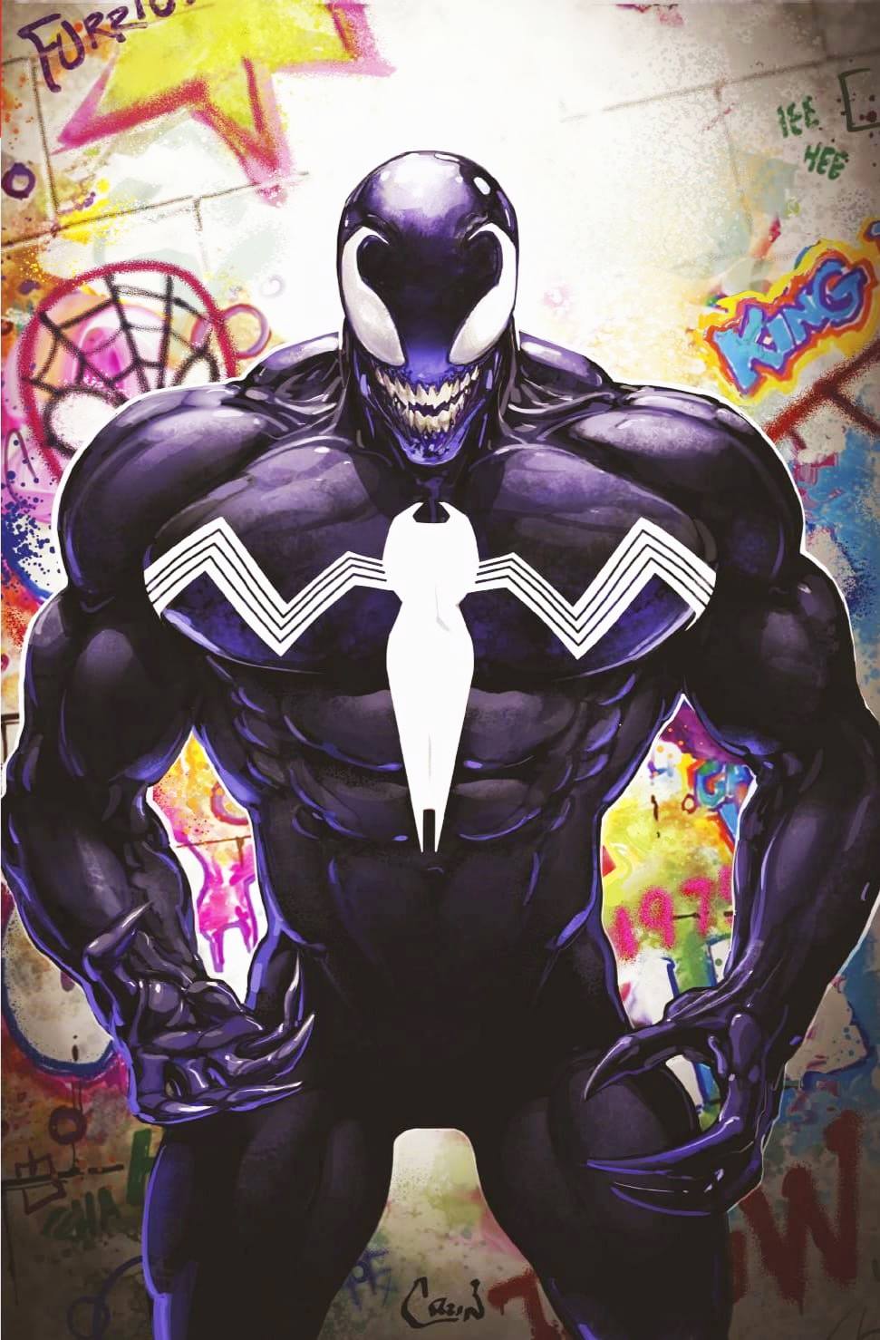 VENOM #200 CLAYTON CRAIN 'THE SHAPE BENEATH' VIRGIN VARIANT