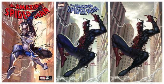 AMAZING SPIDER-MAN #62 INHYUK LEE VARIANT LIMITED TO 800 WITH COA & ASM 800 INHYUK LEE TRADE/VIRGIN SET