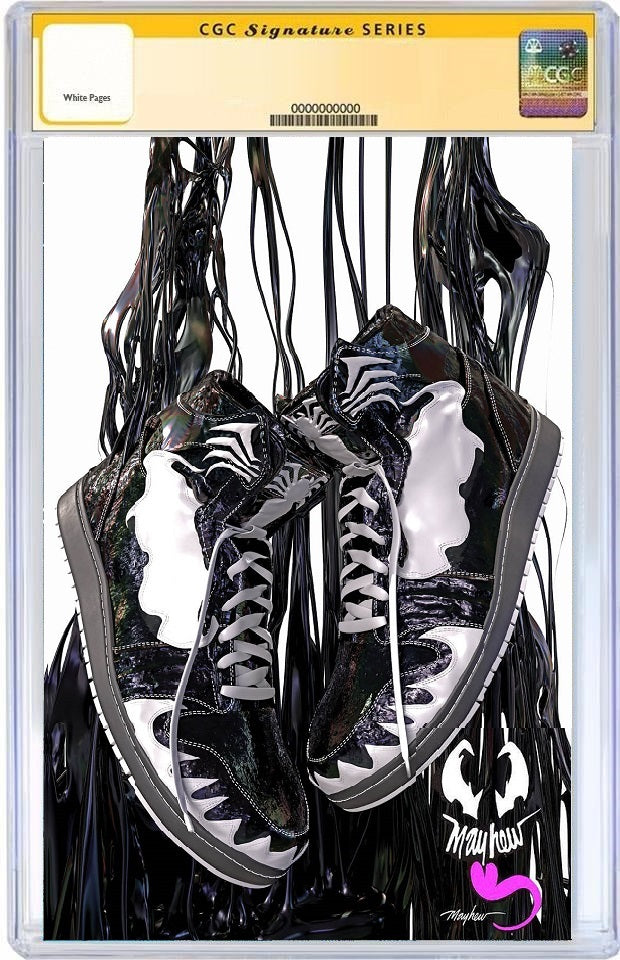 VENOM #1 MIKE MAYHEW SNEAKERHEADS VIRGIN VARIANT LIMITED TO 1000 CGC SS VENOM SIGNATURE