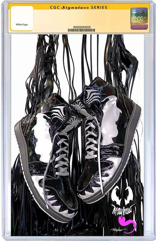 VENOM #1 MIKE MAYHEW SNEAKERHEADS VIRGIN VARIANT LIMITED TO 1000 CGC SS VENOM SIGNATURE