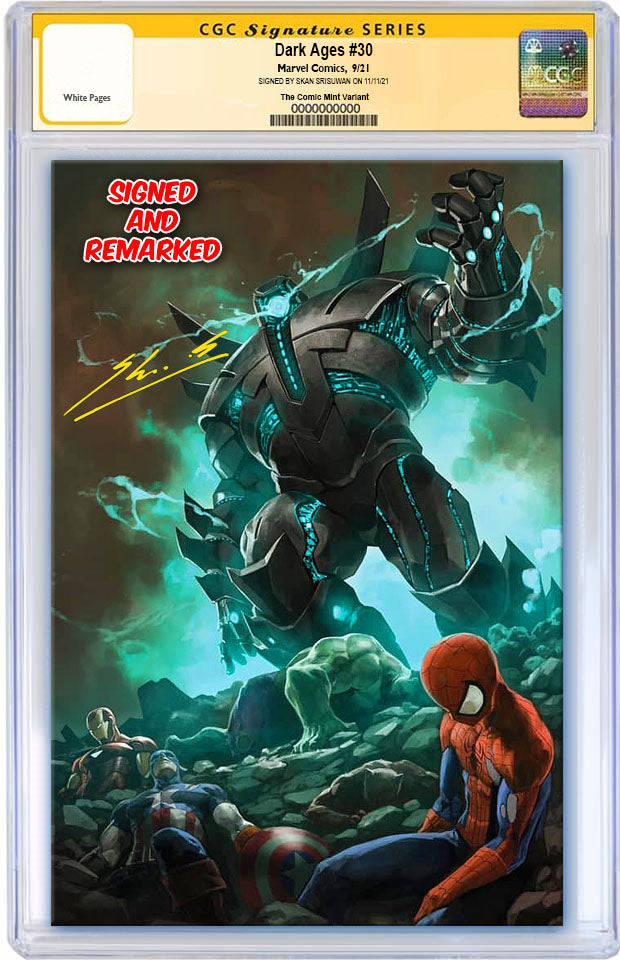 DARK AGES #1 SKAN SRISUWAN VIRGIN VARIANT LIMITED TO 600 WITH NUMBERED COA CGC REMARK PREORDER