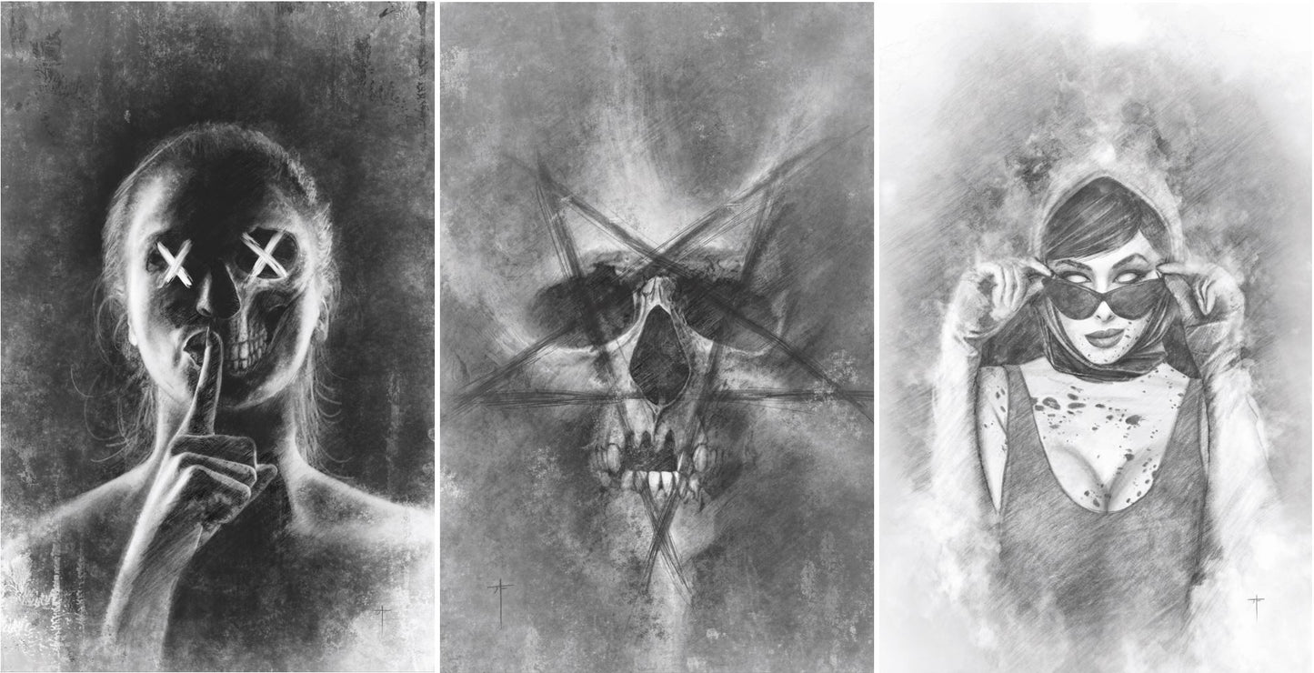 DEPARTMENT OF TRUTH #9 #10 #11 JAY FERGUSON SKETCH SET LIMITED TO 400 SETS