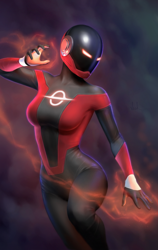 RADIANT RED #1 WILL JACK HELMET VIRGIN VARIANT LIMITED TO 1000 COPIES