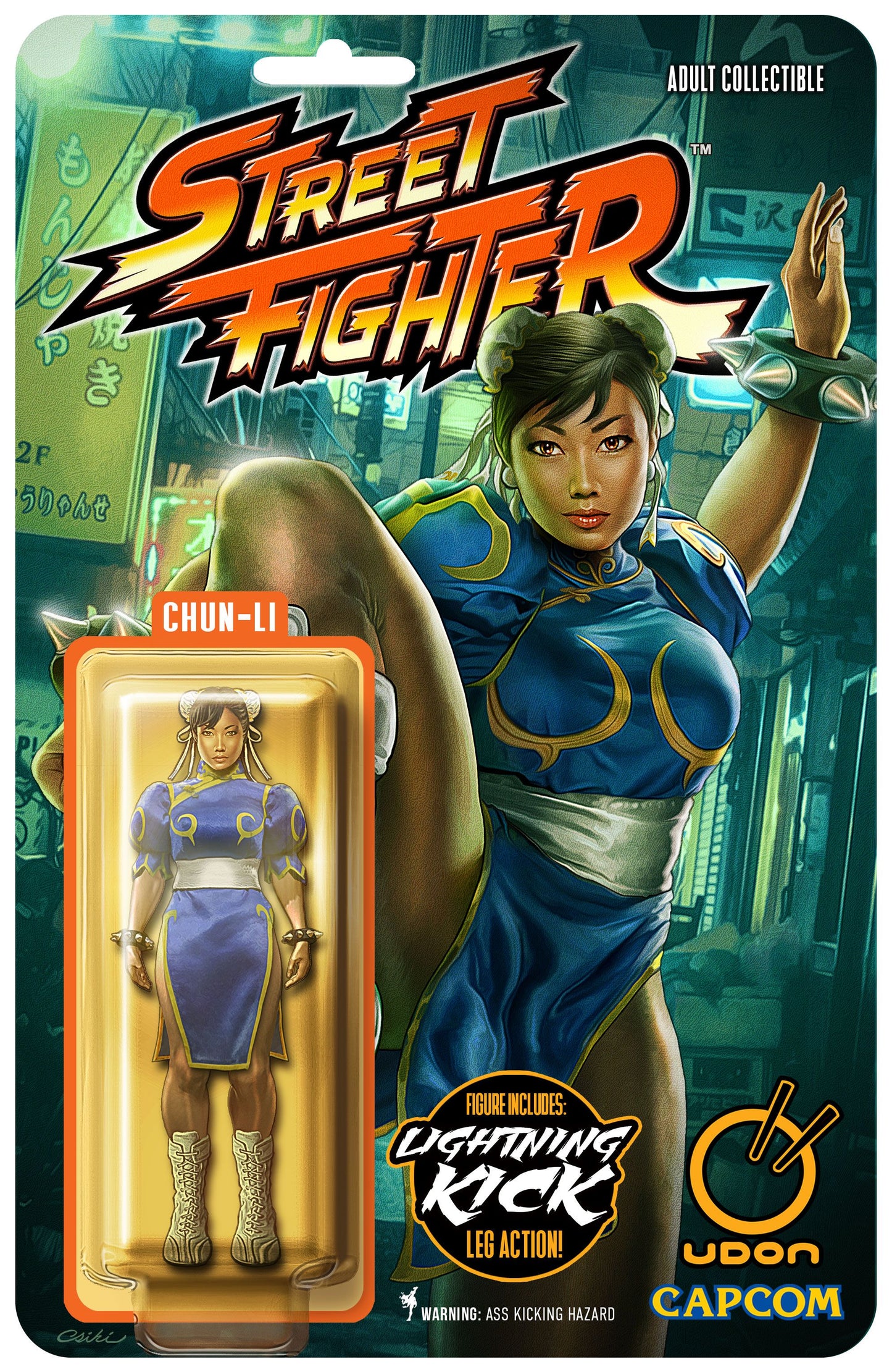STREET FIGHTER MASTERS: CHUN-LI #1 ROB CSIKI CHUN-LI ACTION FIGURE VARIANT LIMITED TO 300 COPIES