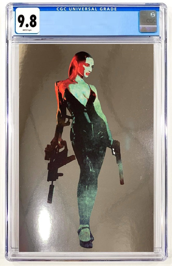GUN HONEY #1 BILL SIENKIEWICZ VIRGIN FOIL VARIANT LIMITED TO 500 CGC 9.8 PREORDER