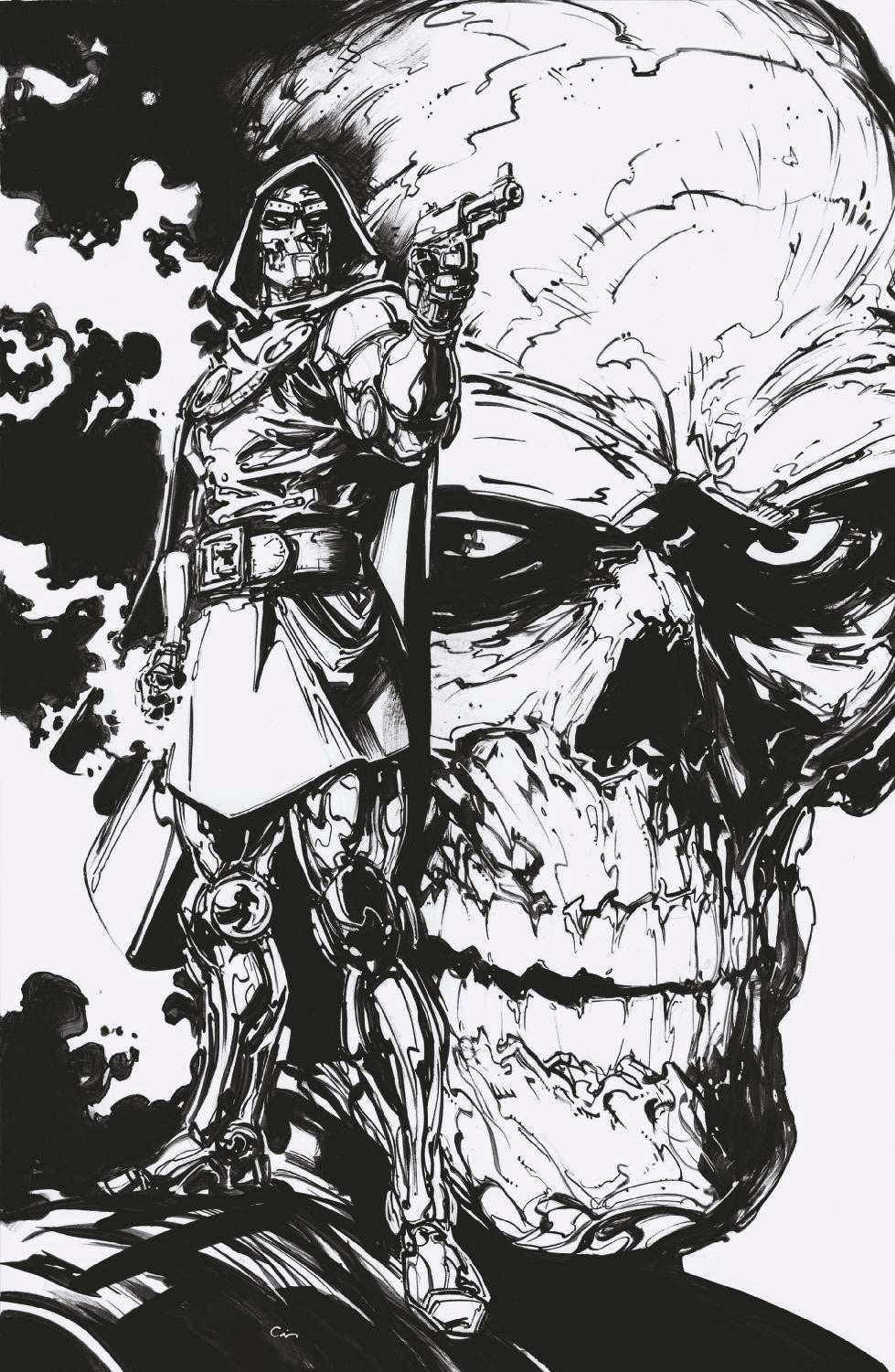 WASTELANDERS DOOM #1 RARE CLAYTON CRAIN SKETCH VARIANT