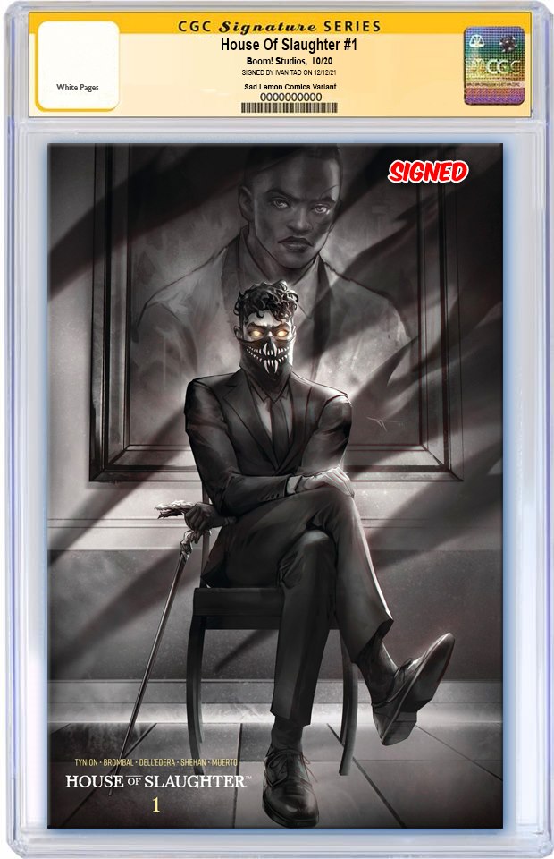 HOUSE OF SLAUGHTER #1 IVAN TAO 'EYES WIDE OPEN' VARIANT LIMITED TO 1000 CGC SS PREORDER
