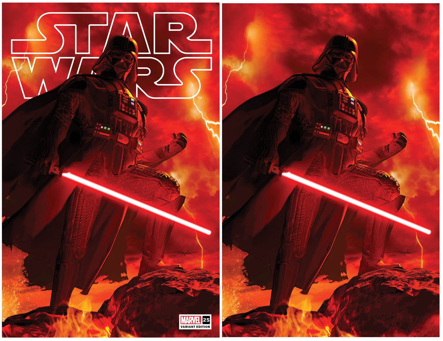 STAR WARS #25 MIKE MAYHEW TRADE/VIRGIN VARIANT SET LIMITED TO 1000 SETS