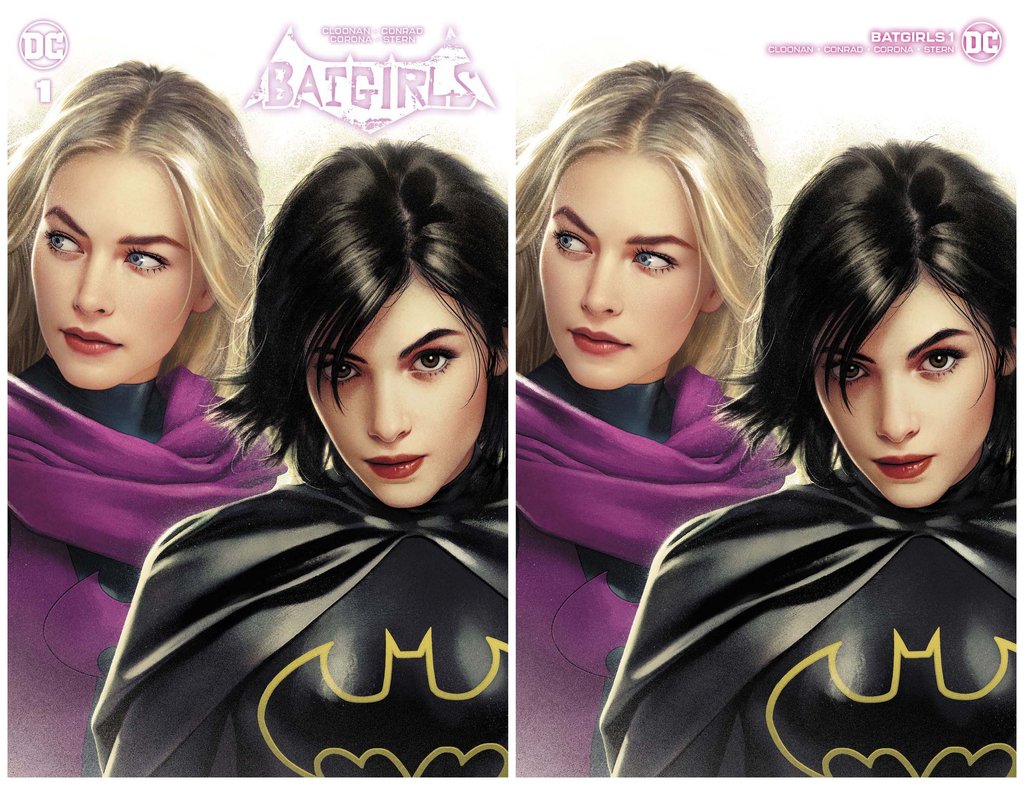 BATGIRLS #1 JOSHUA MIDDLETON TRADE/MINIMAL TRADE DRESS VARIANT SET LIMITED TO 1500 SETS