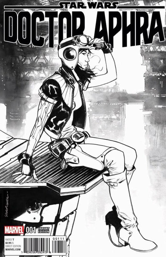 STAR WARS : DR APHRA #1 SARA PICHELLI VARIANT COLOR & BW - Sad Lemon Comics