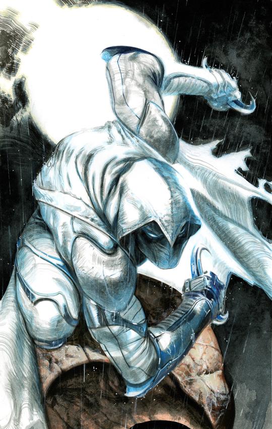 MOON KNIGHT #4 GABRIELE DELL'OTTO VIRGIN VARIANT LIMITED TO 600 COPIES WITH NUMBERED COLLECTABLE COA