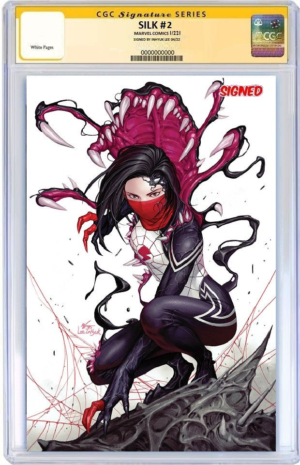 SILK #2 INHYUK LEE VENOMIZED VIRGIN VARIANT LIMITED TO 1000 COPIES CGC SS PREORDER
