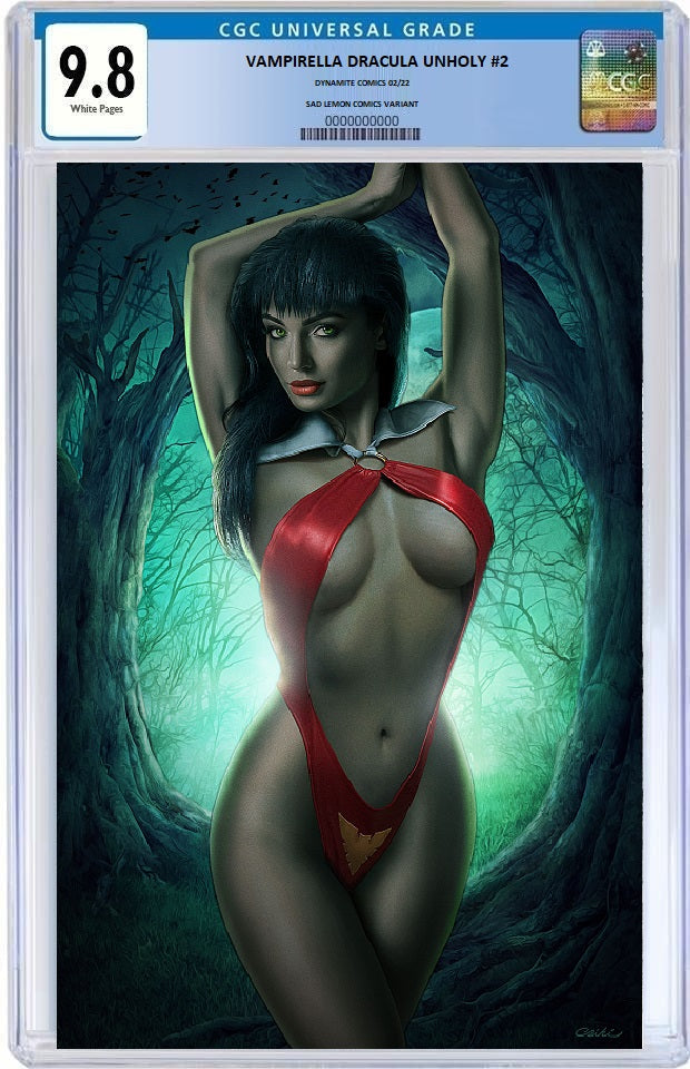 VAMPIRELLA DRACULA UNHOLY #2 ROB CSIKI VIRGIN VARIANT LIMITED TO 350 COPIES CGC 9.8 PREORDER