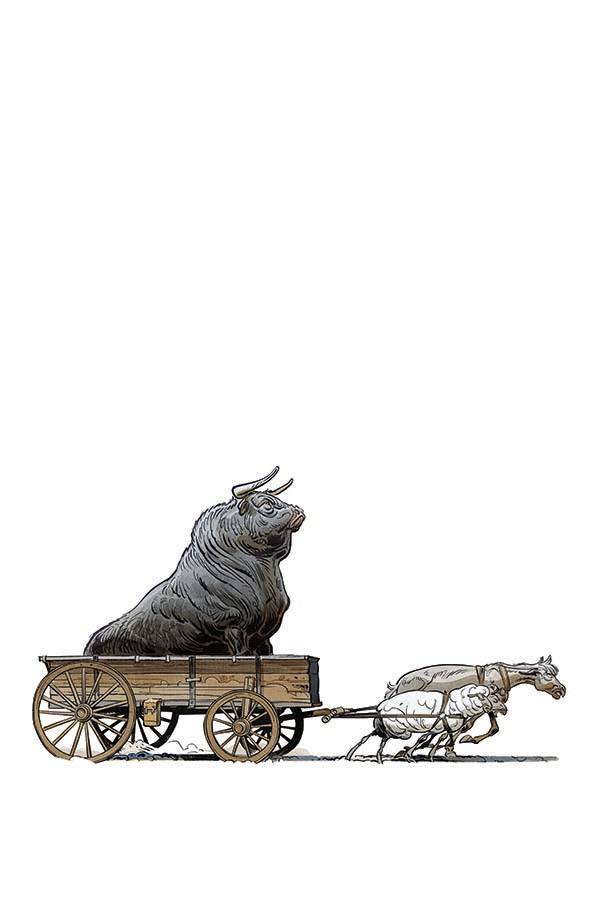 ANIMAL CASTLE #2 1:10 DELEP SILVIO BULL VIRGIN VARIANT