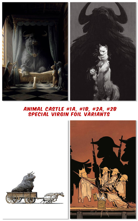 ANIMAL CASTLE #1 & #2 CVR A & B SPECIAL PRINTING FOIL VIRGIN VARIANT SET LIMITED TO 500 SETS