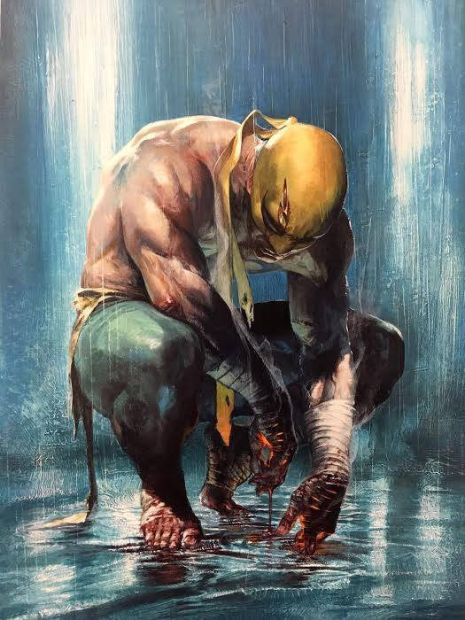 IRON FIST #1 GABRIELE DELL’OTTO VARIANT COLOUR, B&W AND VIRGIN - Sad Lemon Comics
