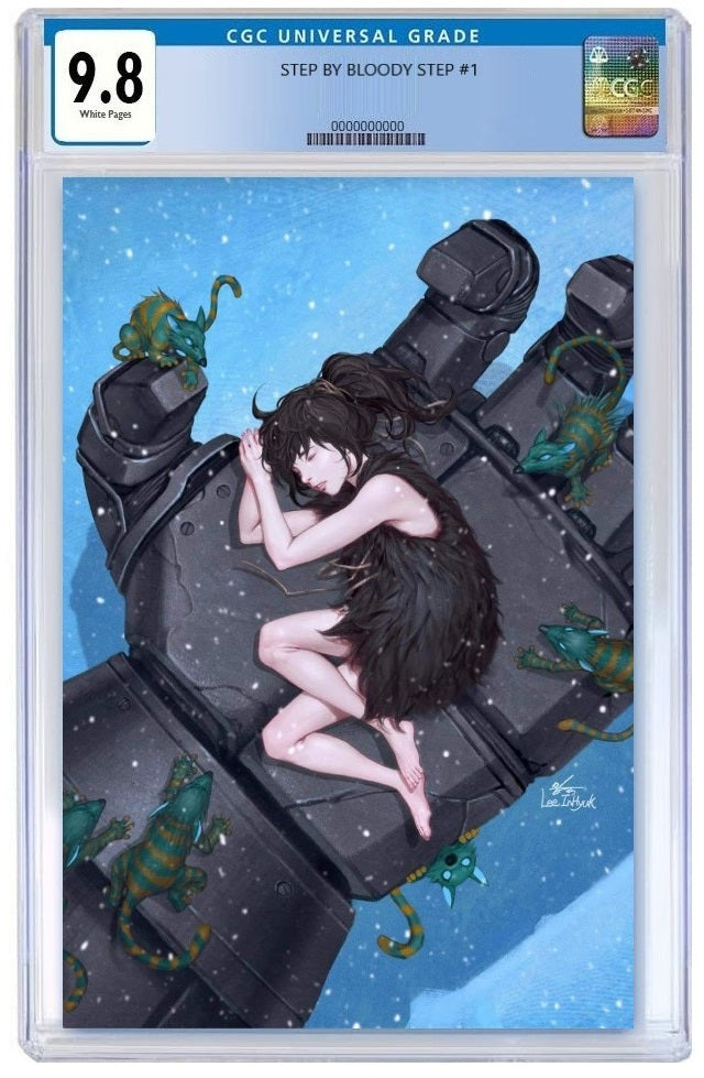 STEP BY BLOODY STEP #1 INHYUK LEE VIRGIN VARIANT LIMITED TO 500 COPIES CGC 9.8 PREORDER