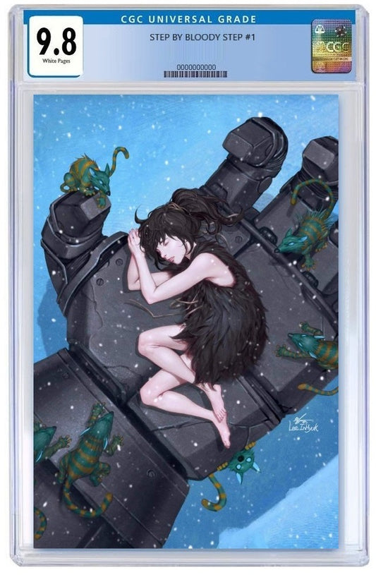 STEP BY BLOODY STEP #1 INHYUK LEE VIRGIN VARIANT LIMITED TO 500 COPIES CGC 9.8 PREORDER