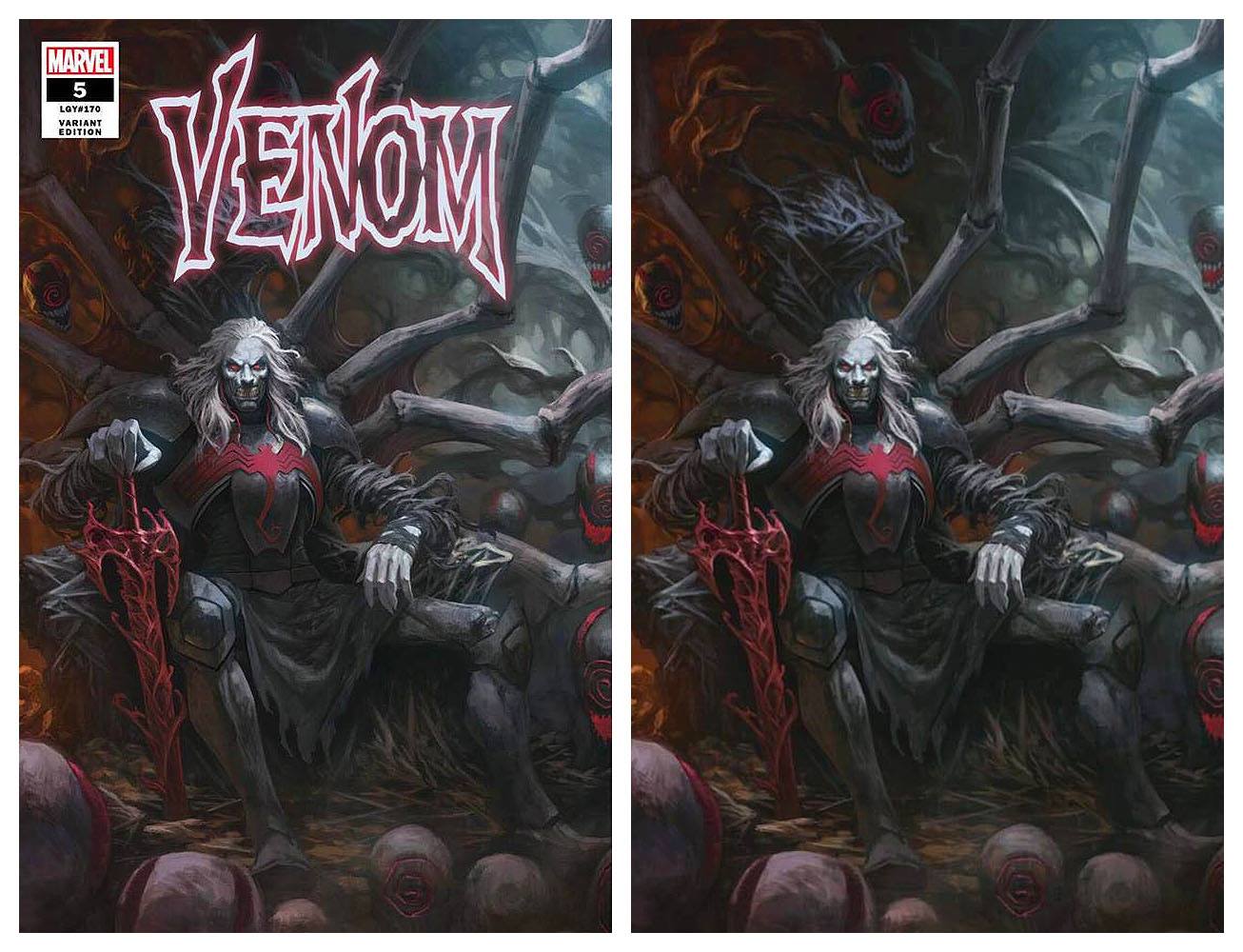 VENOM #5 SKAN SRISUWAN VARIANT '1ST COVER APP OF KNULL' TRADE/VIRGIN SET LIMITED TO 1000 SETS
