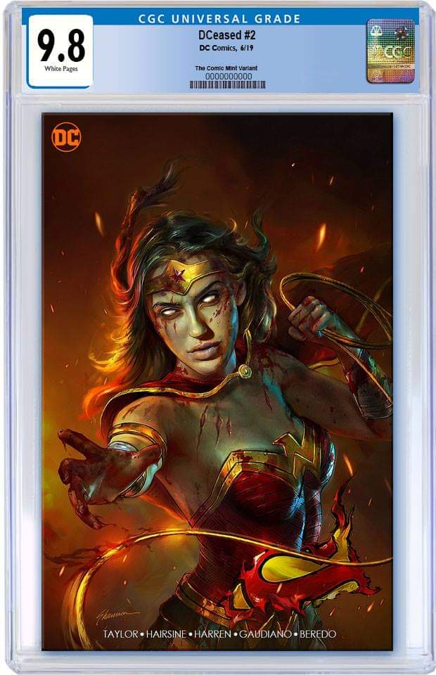 DCEASED #2 SHANNON MAER MINIMAL TRADE DRESS VARIANT LIMITED TO 1000 CGC 9.8 PREORDER