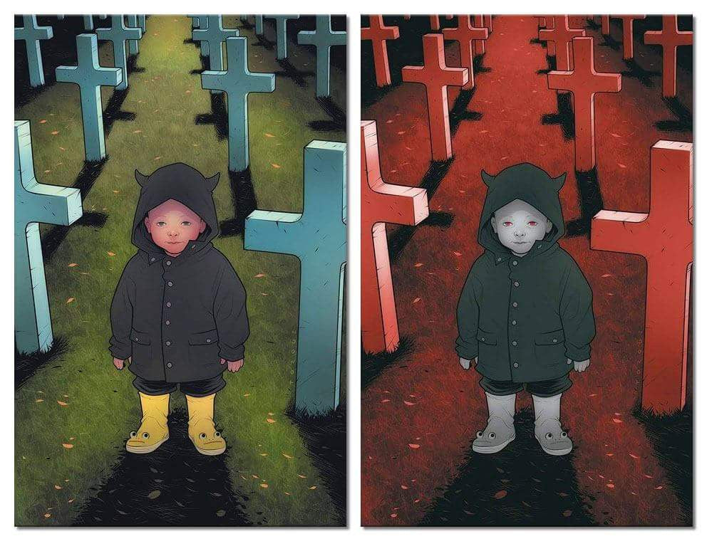 BABYTEETH #3 ELIZABETH TORQUE THE OMEN HOMAGE VARIANT SET