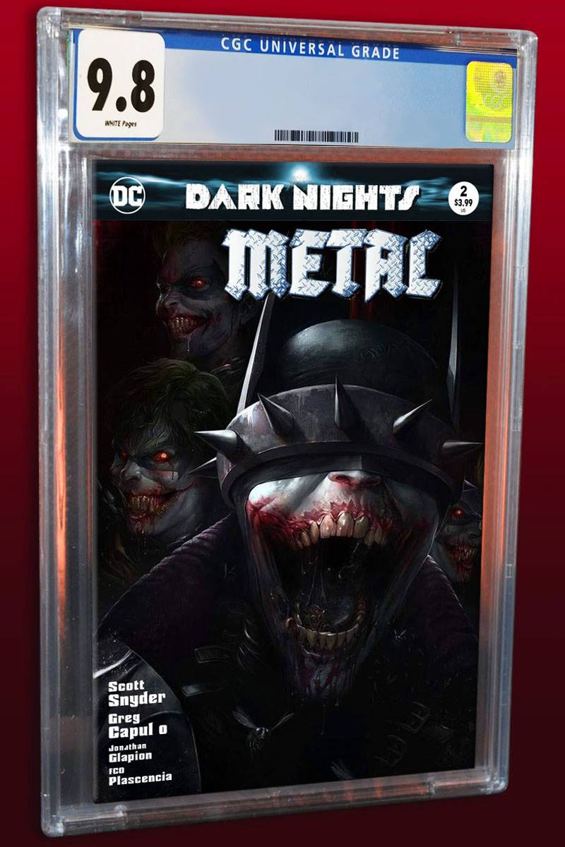 DARK NIGHTS METAL #2 FRANCESCO MATTINA TRADE DRESS VARIANT LIMITED TO 3000 WORLDWIDE CGC 9.8 PREORDER