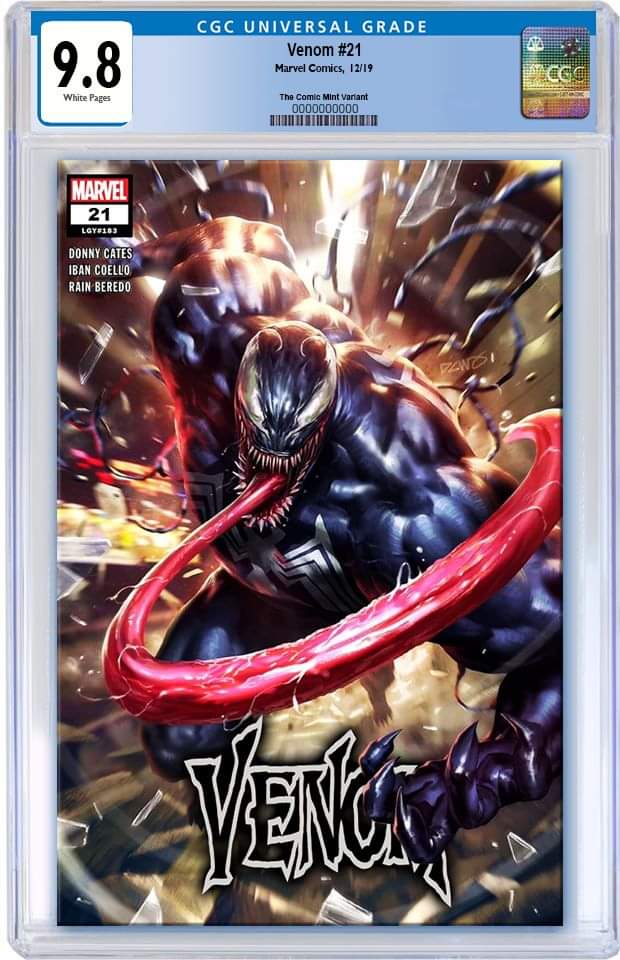 VENOM #21 DERRICK CHEW TRADE DRESS VARIANT LIMITED TO 3000 CGC 9.8 PREORDER