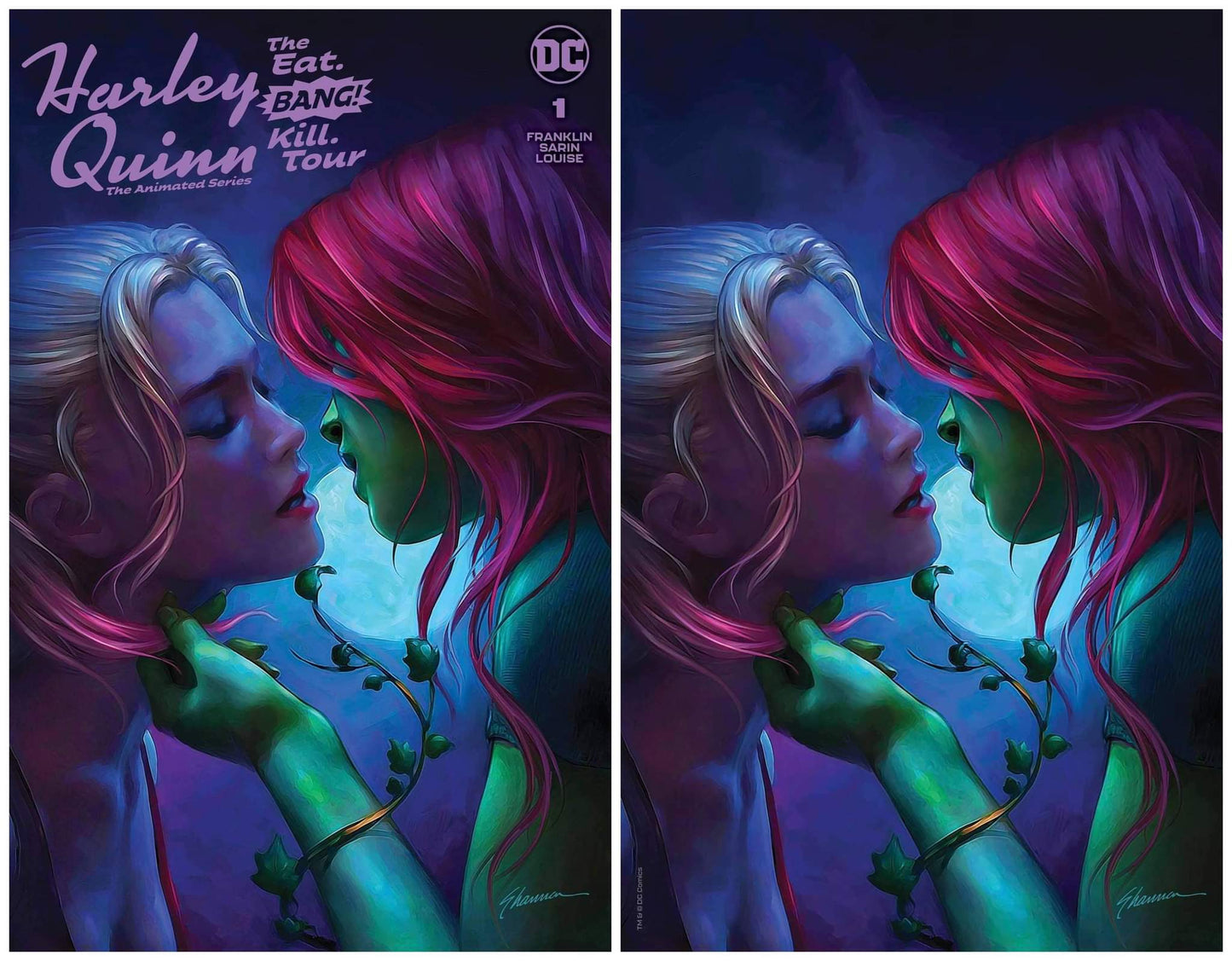 HARLEY QUINN THE EAT BANG KILL TOUR #1 SHANNON MAER TRADE DRESS/VIRGIN VARIANT SET LIMITED TO 800 SETS WITH NUMBERED COA